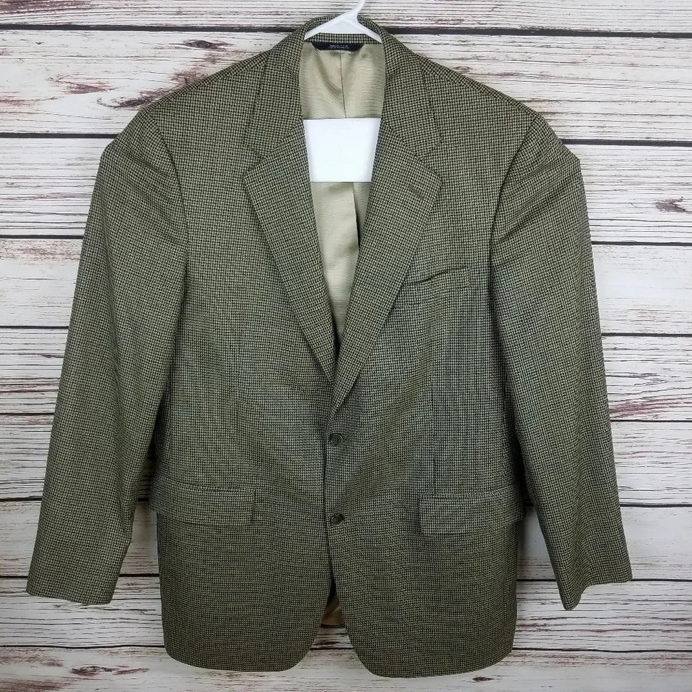 Brooks Brothers 42 XL Houndstooth Blazer Jacket